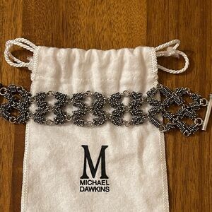 Michael Dawkins Vintage late 1990s Multi-Strand Sterling Silver Bracelet